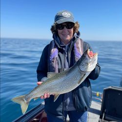 One fisherman in Traverse City