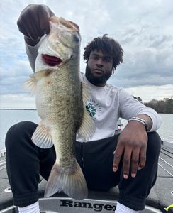 A largemouth bass caught while fishing in Madisonville