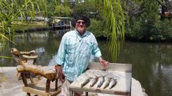 Angler enjoying a fishing trip in Crystal River
