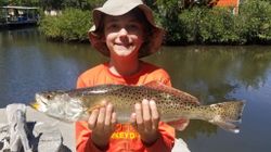 Spotted Weakfish, 22-inch catch in Crystal River