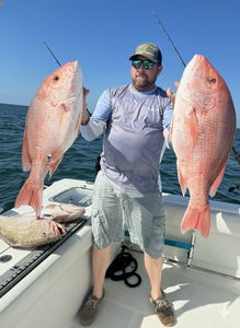 Fisherman enjoying a day of fishing in FL
