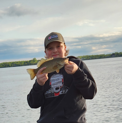 Drift fishing pays off with a feisty smallmouth bass in the harbor!