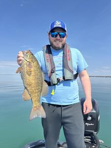 Fishing by the lake, big catch!