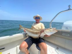 Angler with a big fish in Virginia
