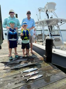 Two Cobia and Spanish Mackerel fish caught in VA