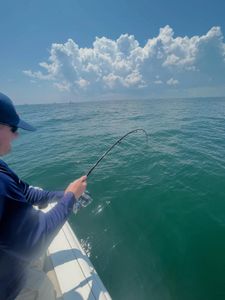 Person fishing in VA