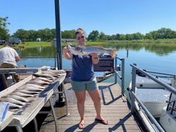 A single angler fishing in OK