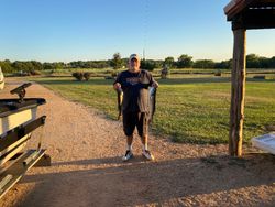 A person fishing in OK
