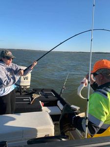 Angler fishing in OK