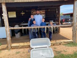 Five people fishing in Oklahoma