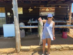 A lone fisherman in OK enjoying a great catch