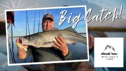 Striped bass caught while fishing in OK