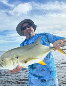 Crevalle Jack, a 25-inch fish caught while fishing in Scituate