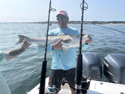 Clear skies set the stage for epic deep sea action in Scituate!