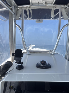 Channel Catfish blasted today in Scituate's partly cloudy waters