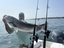 Clear skies and perfect conditions for some epic deep sea action in Scituate!