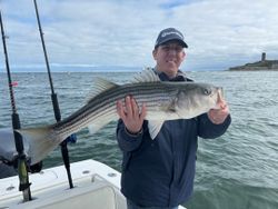 Striped bass caught in Scituate
