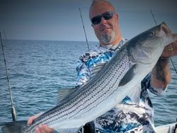 Striped bass fishing in Scituate