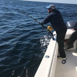 Person fishing at an unknown location