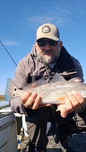 Sunset and redfish—a perfect combo! 