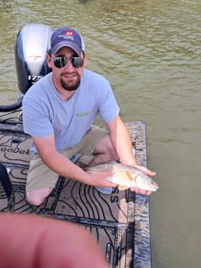 Redfish, 11-inch catch in Ludowici
