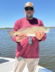 Redfish, 21-inch catch in Ludowici