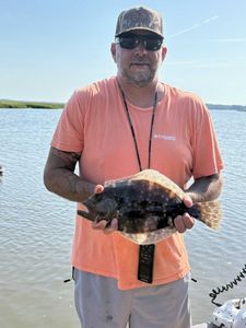 Southern Flounder caught while fishing in GA
