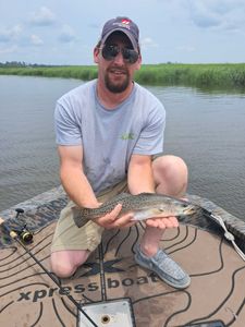Spotted Weakfish caught while fishing in GA