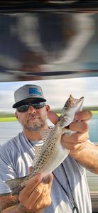 Spotted Weakfish, 15-inch fish, caught while fishing in Ludowici