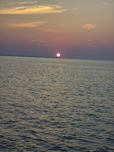 Perfect sunset conditions for deep sea action in Biloxi. Multiple techniques working well today.