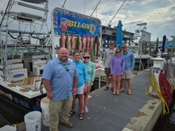 Group of 6 people fishing in Biloxi