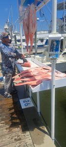 Person fishing in Biloxi