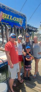 Group of 5 people fishing in MS