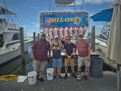 Nice red snapper from today's deep sea adventure in Biloxi!
