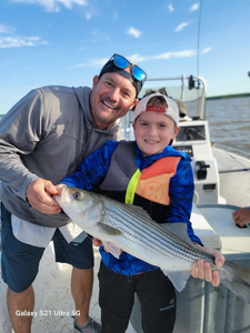Striped bass fish caught in TX