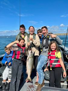 Chinook salmon caught while fishing in Portland