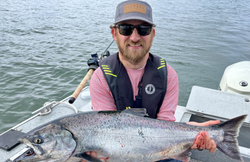 Chinook Salmon caught while fishing in OR