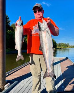 Chinook salmon fishing in Portland