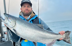 Chinook Salmon, 32 inches, caught fishing in OR