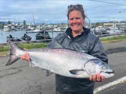Chinook salmon caught while fishing in Portland