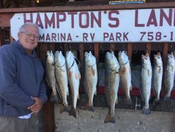 8 redfish caught in TX