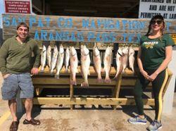 8 fish caught while fishing in TX