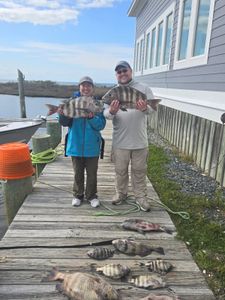 Sheepshead limit reached! All smiles new friends