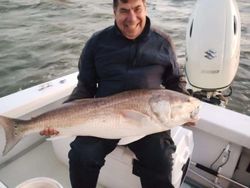 A single angler fishing in North Carolina