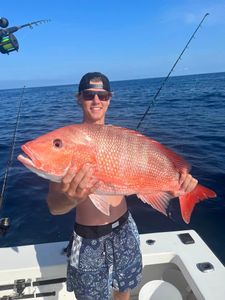 A single fisherman fishing in NC