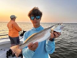 Spotted weakfish, 23 inches, caught fishing in Hatteras