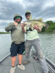 Two anglers with a great catch in TX