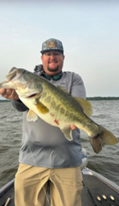 Angler fishing at Emory location