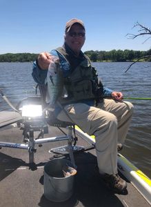 Largemouth bass caught in Emory