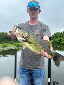Lone angler fishing in TX